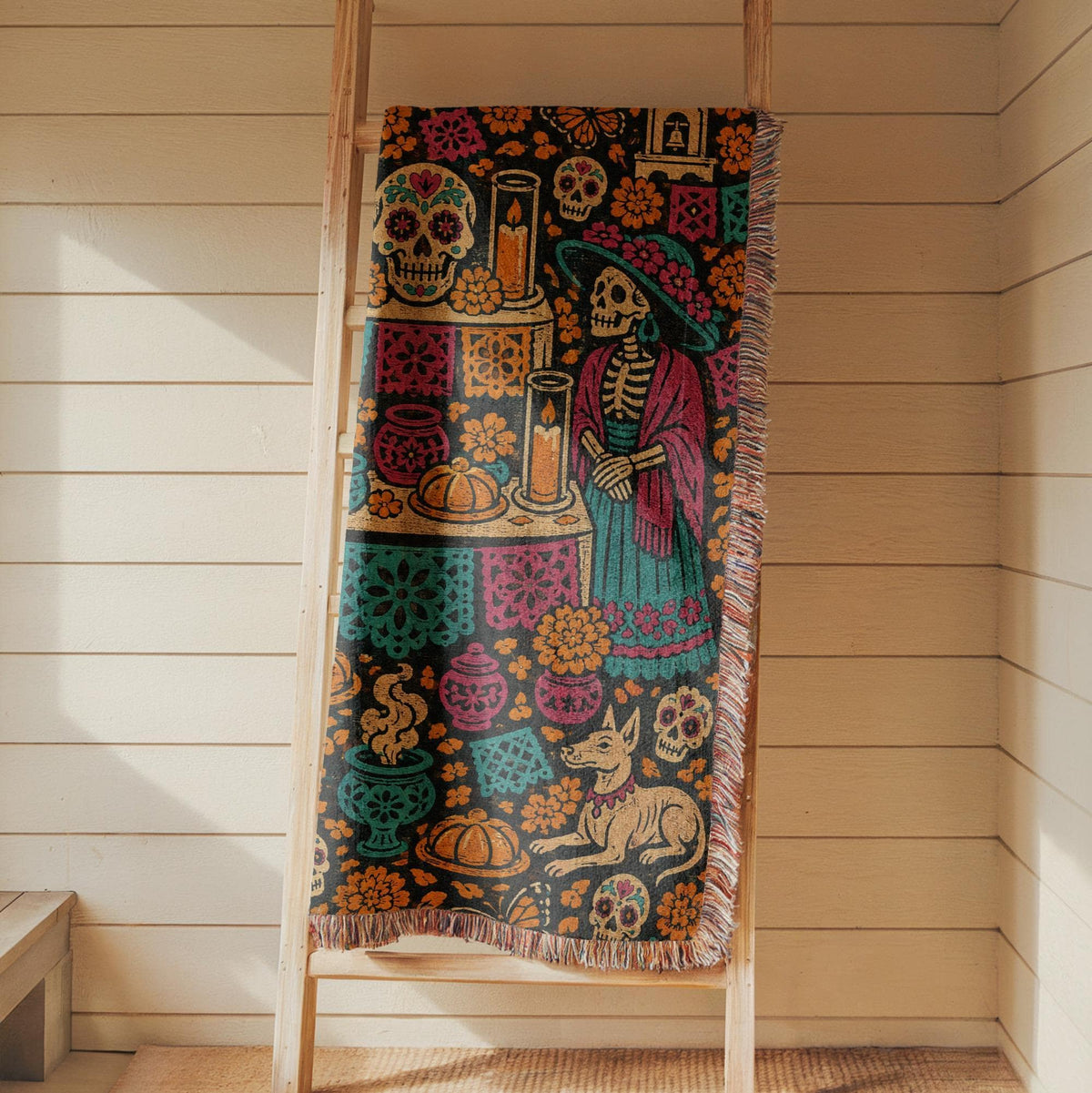 Day Of The Dead Tapestry