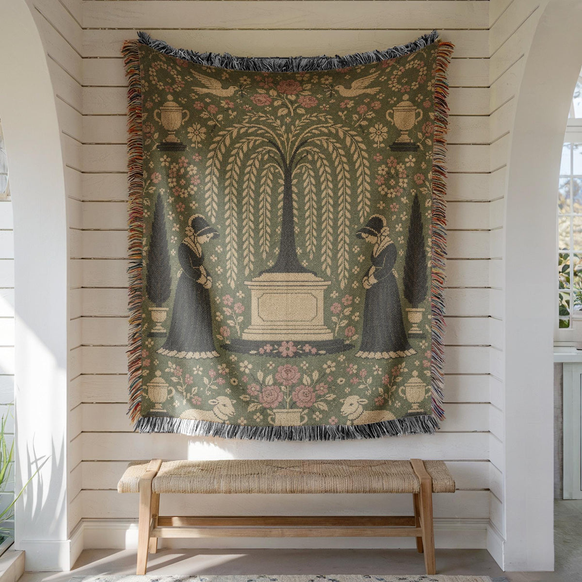 Mourning Sampler Tapestry