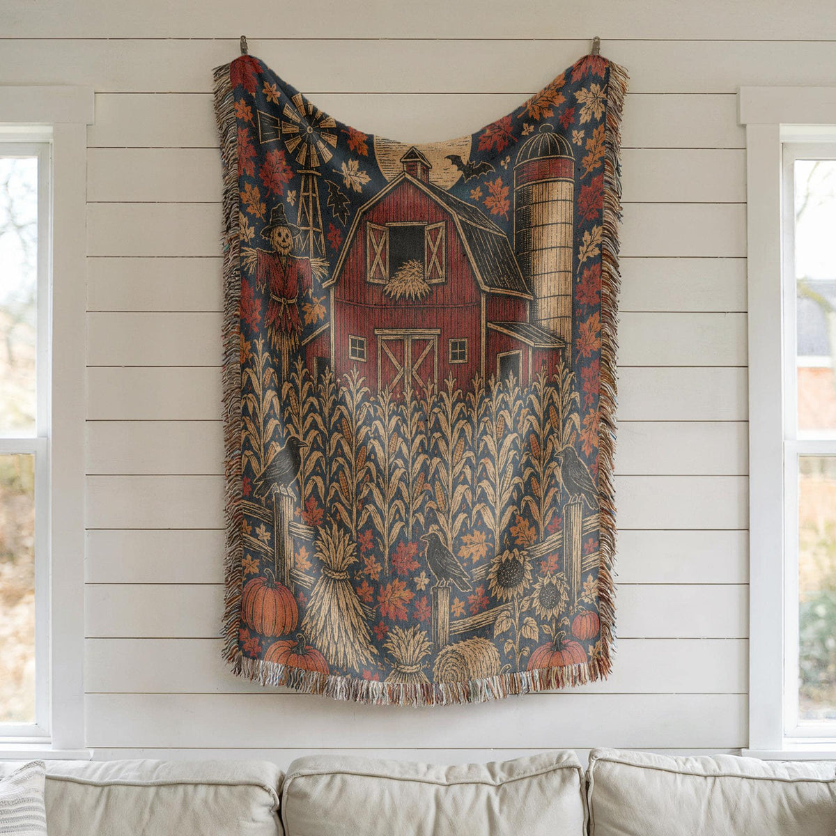 Fall Farmhouse Tapestry