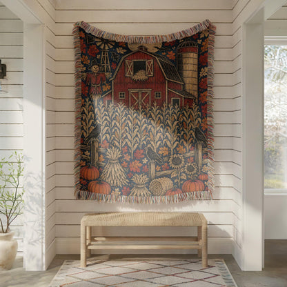Fall Farmhouse Tapestry