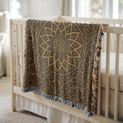 Spanish Tile Woven Blanket