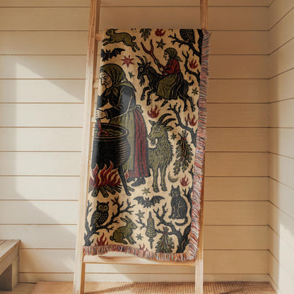 Halloween Witch Tapestry