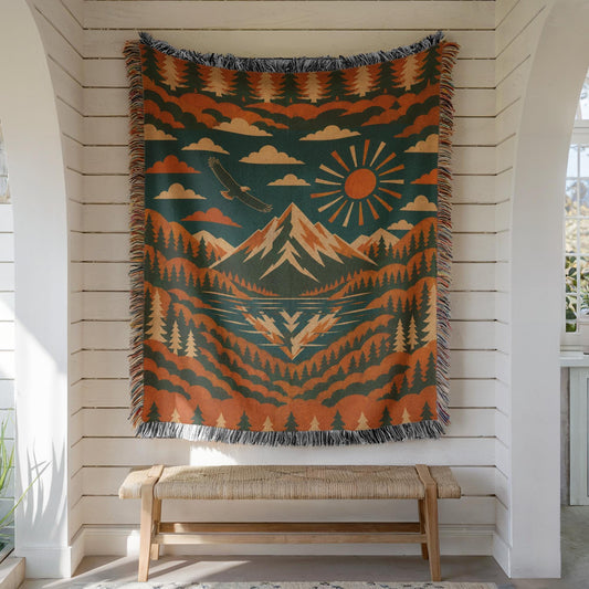 Mountain Woven Blanket