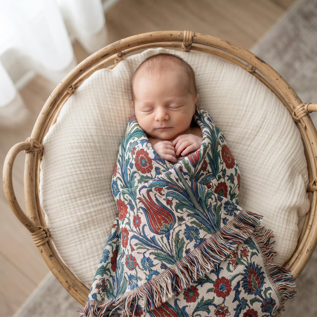 Iznik Woven Blanket