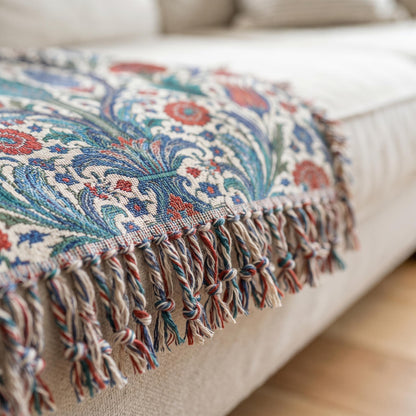 Iznik Woven Blanket