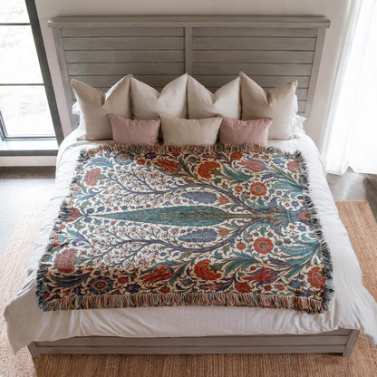 Iznik Woven Blanket