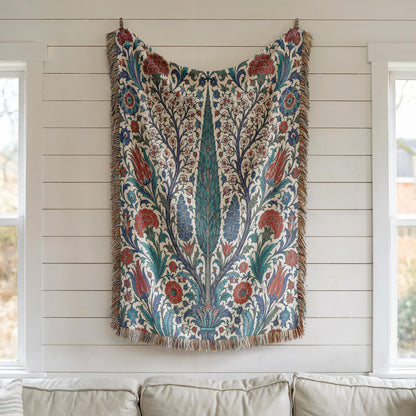 Iznik Woven Blanket