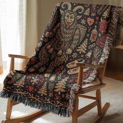 Krampus Woven Blanket
