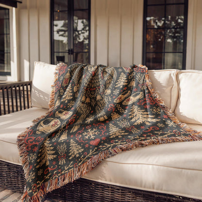 Krampus Woven Blanket