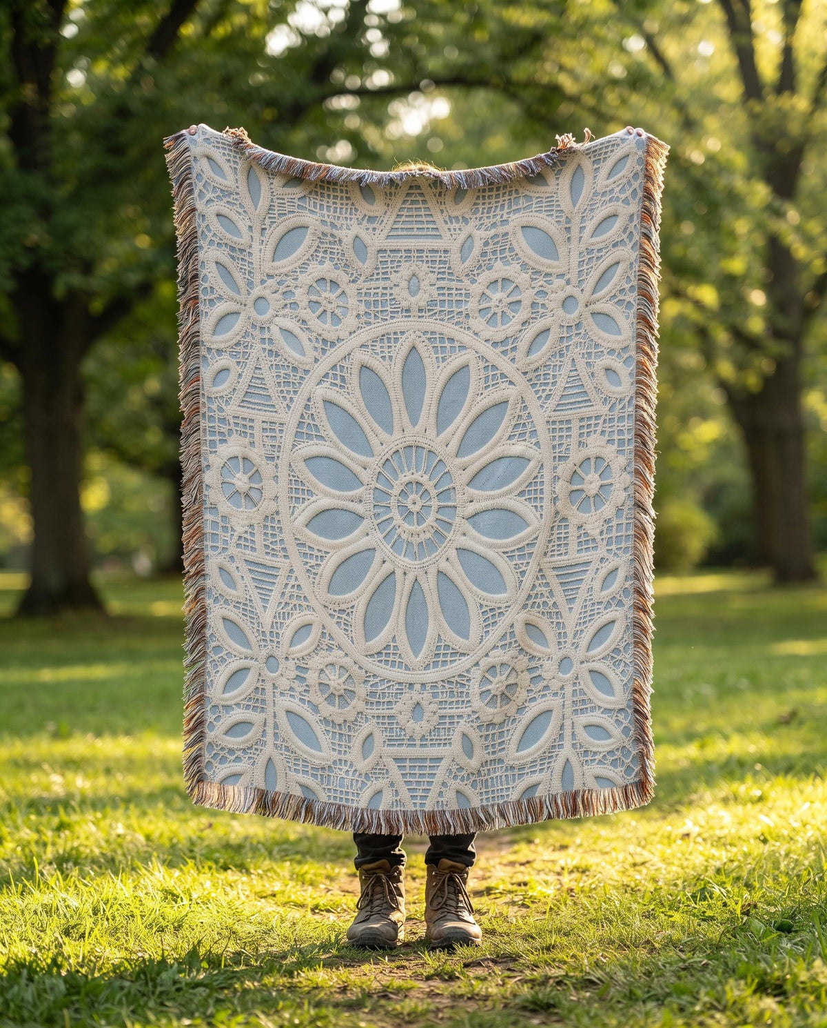 Lace Woven Blanket