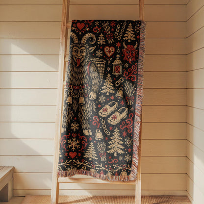 Krampus Woven Blanket