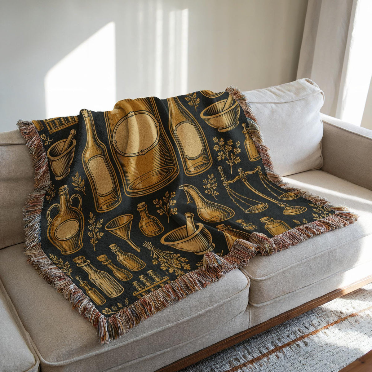 Apothecary Woven Blanket