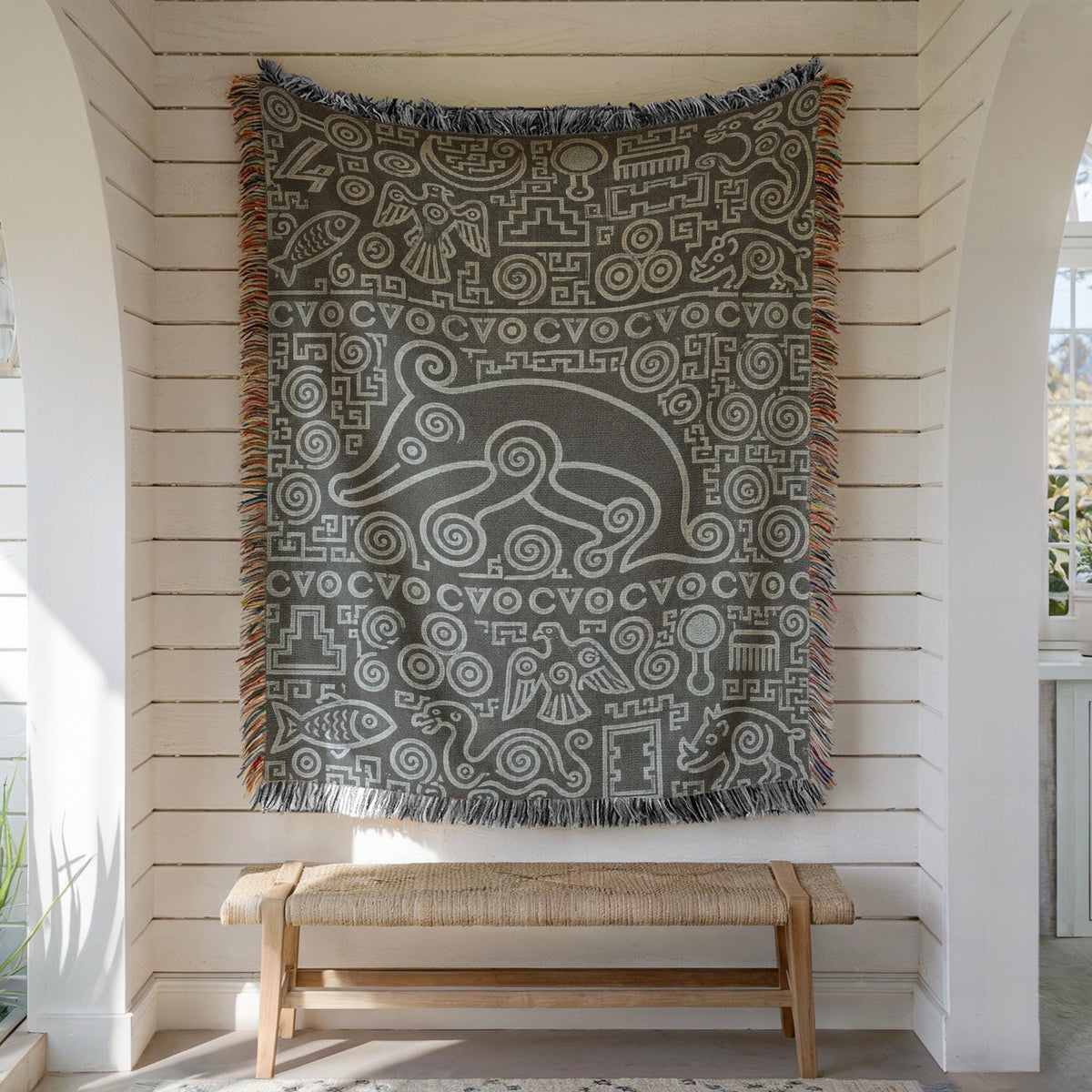 Petroglyph Woven Blanket