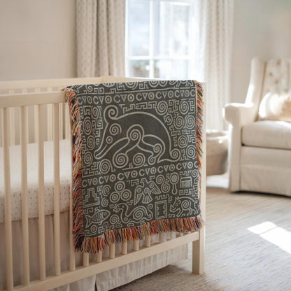 Petroglyph Woven Blanket
