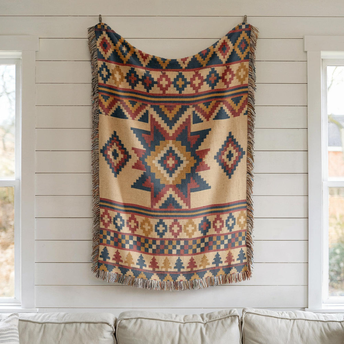 Kilim Woven Blanket