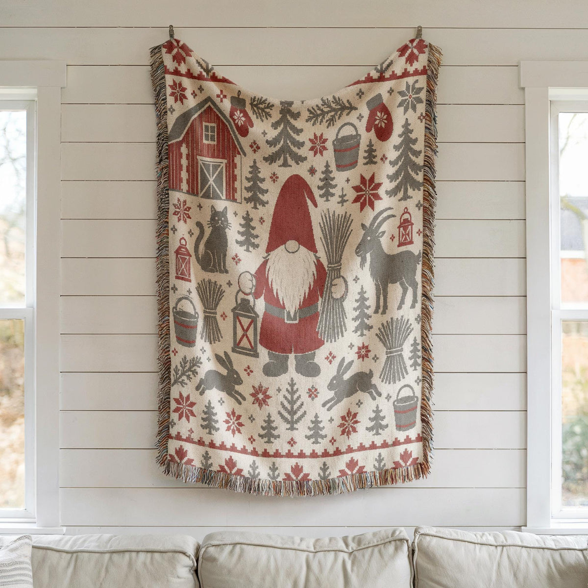 Gnome Woven Blanket