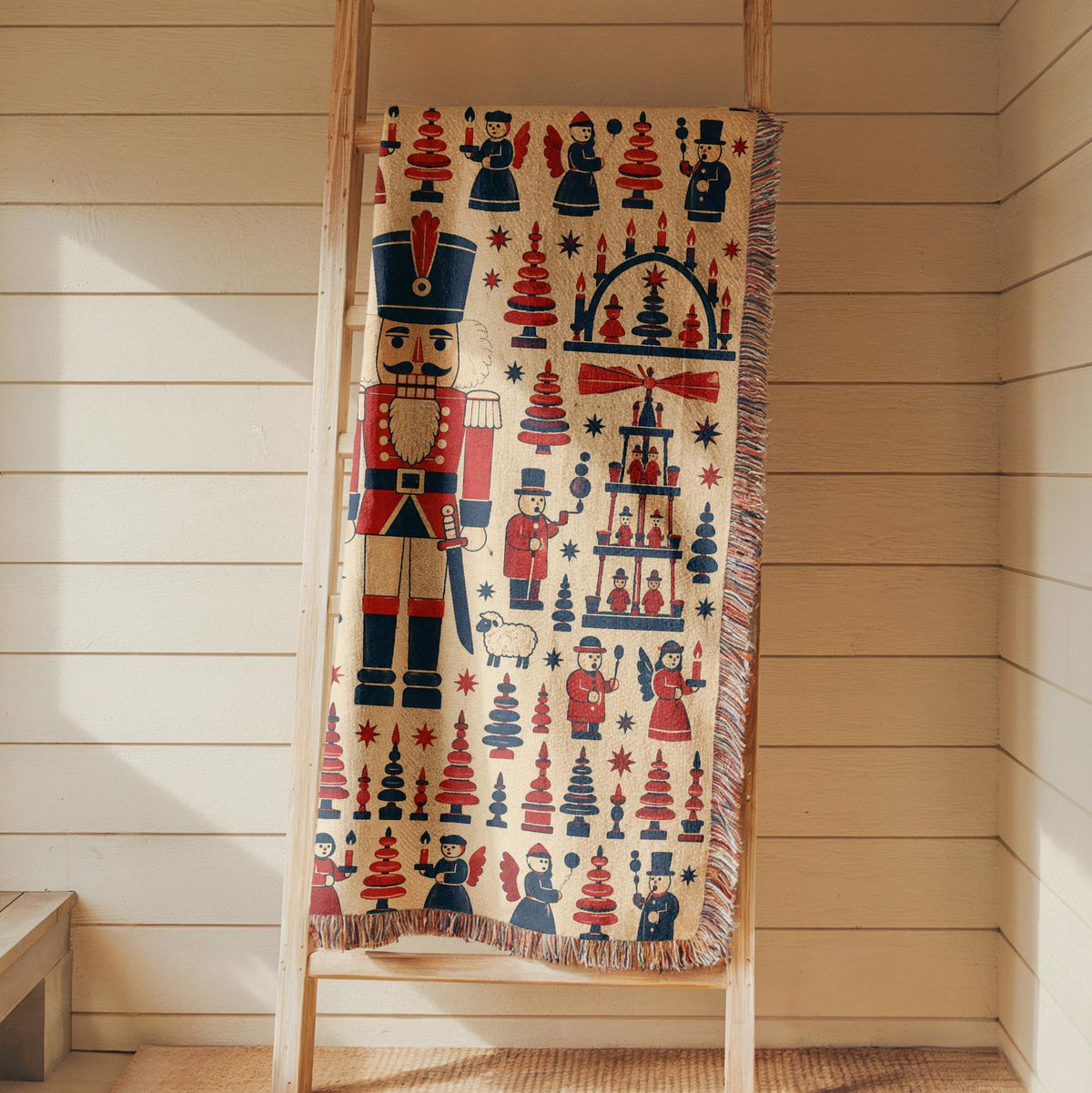 Nutcracker Woven Blanket