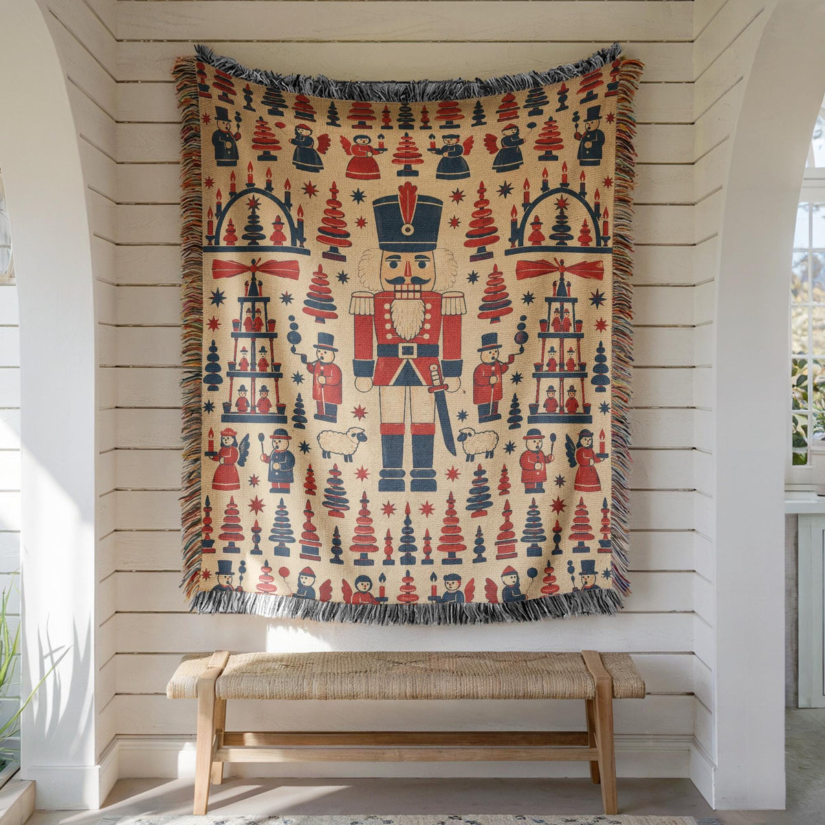 Nutcracker Woven Blanket