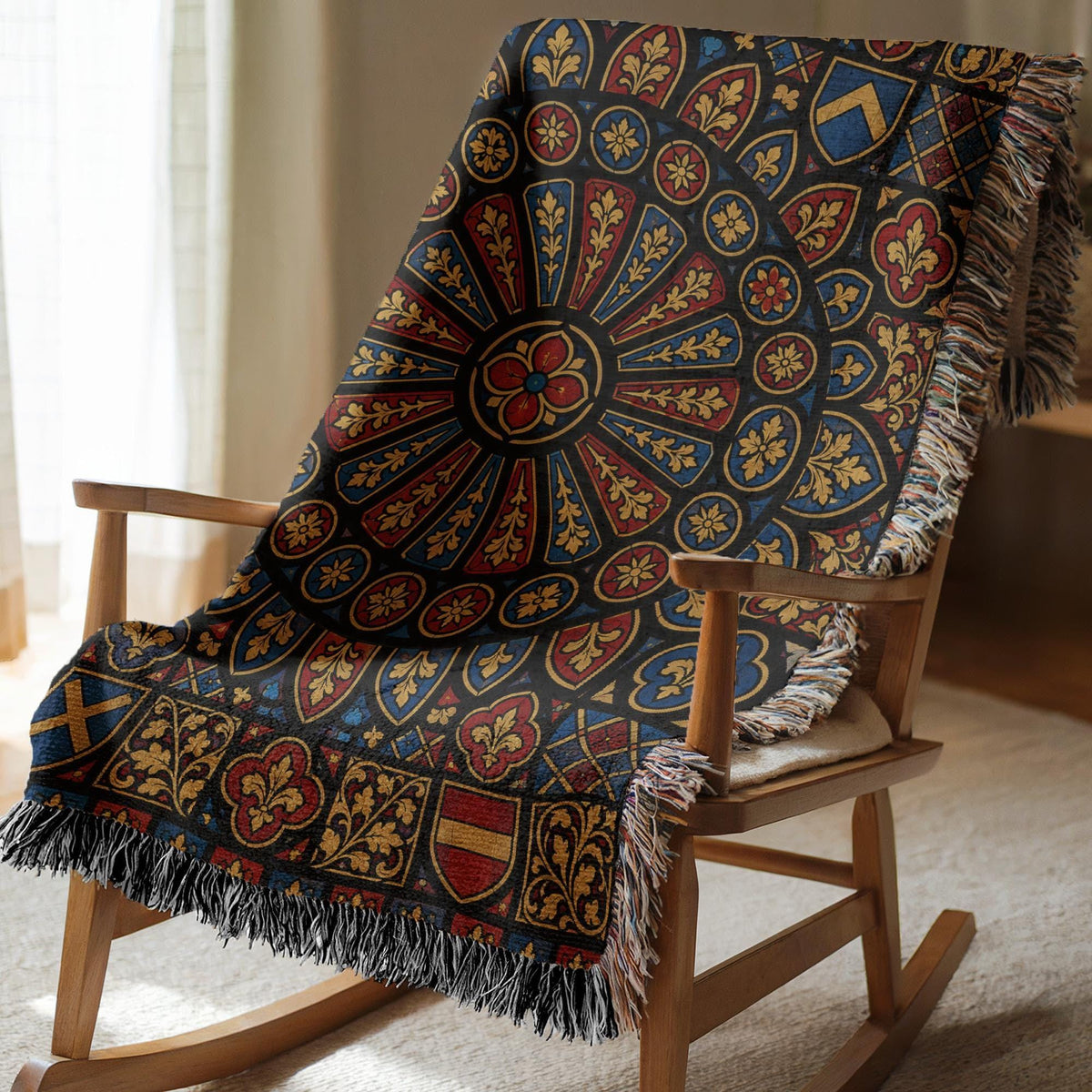 Stained Glass Woven Blanket