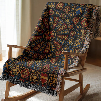 Stained Glass Woven Blanket