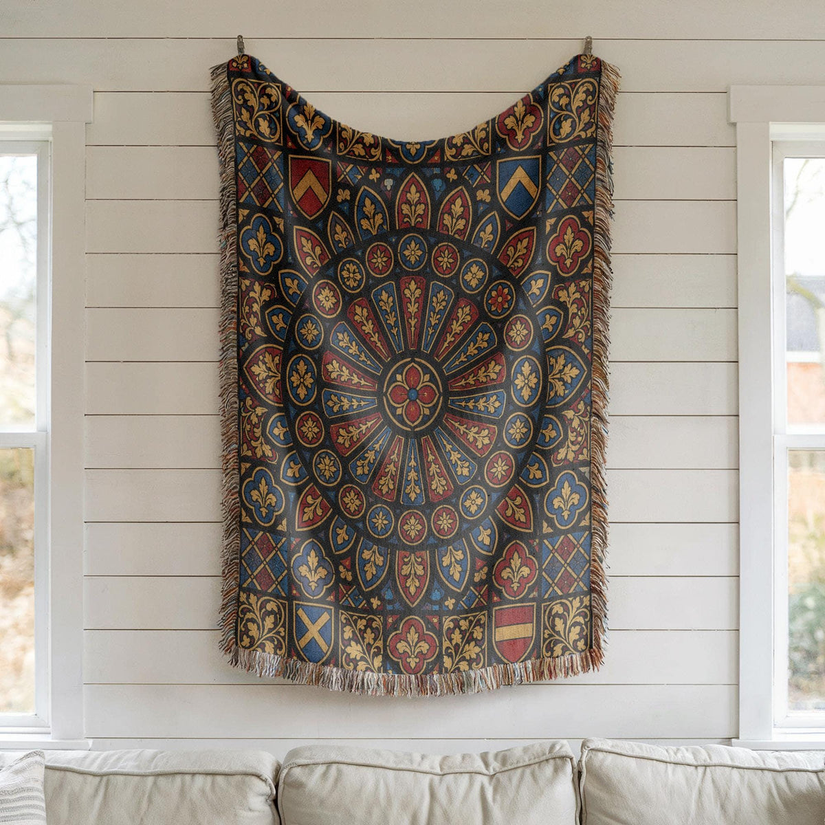Stained Glass Woven Blanket