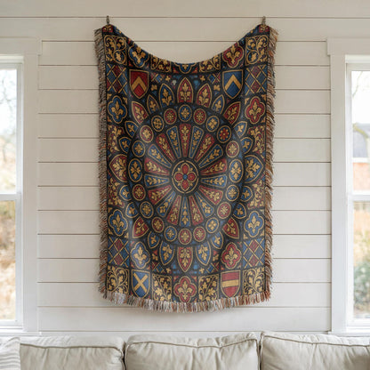 Stained Glass Woven Blanket