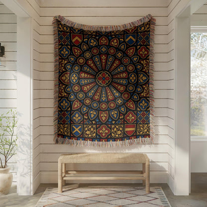 Stained Glass Woven Blanket
