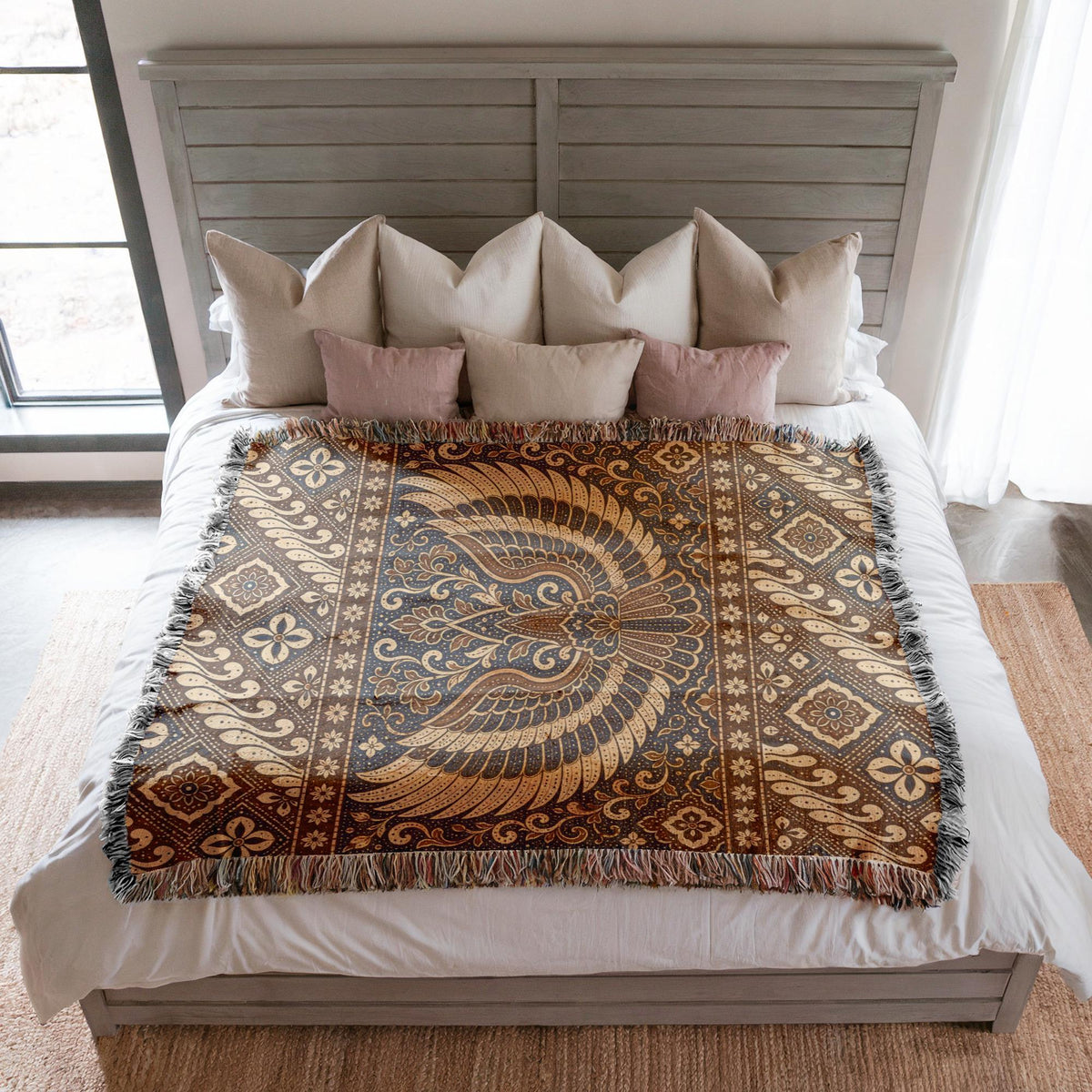 Batik Garuda Wing Woven Blanket