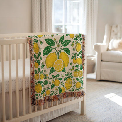 Lemon Woven Blanket