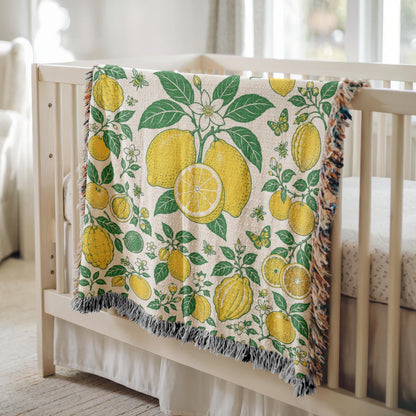 Lemon Woven Blanket