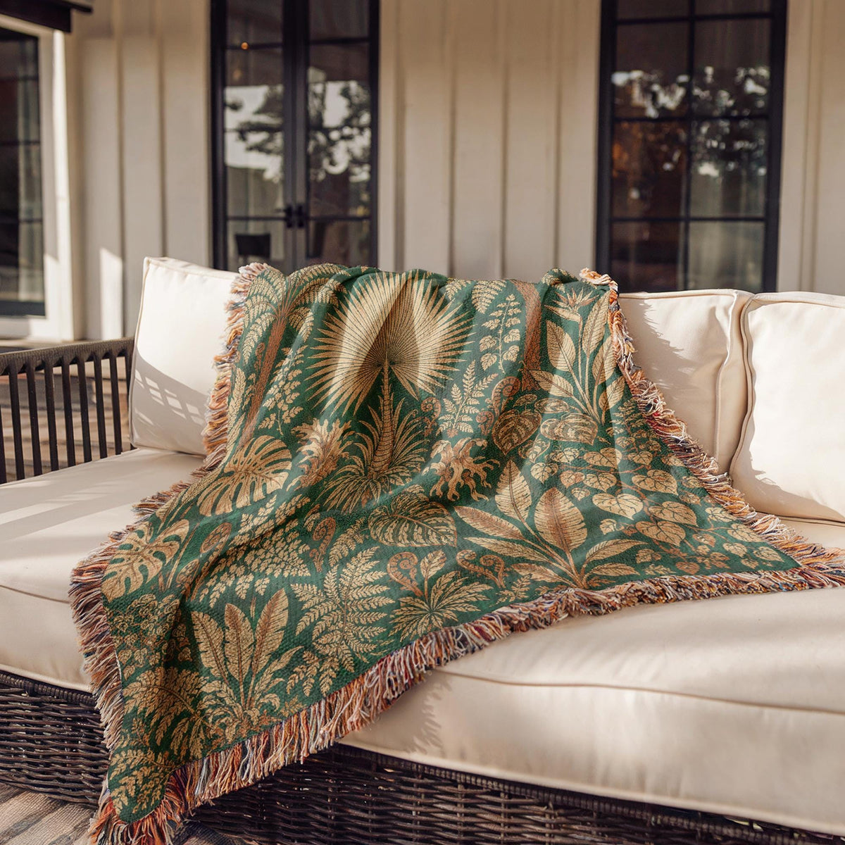 Tropical Woven Blanket