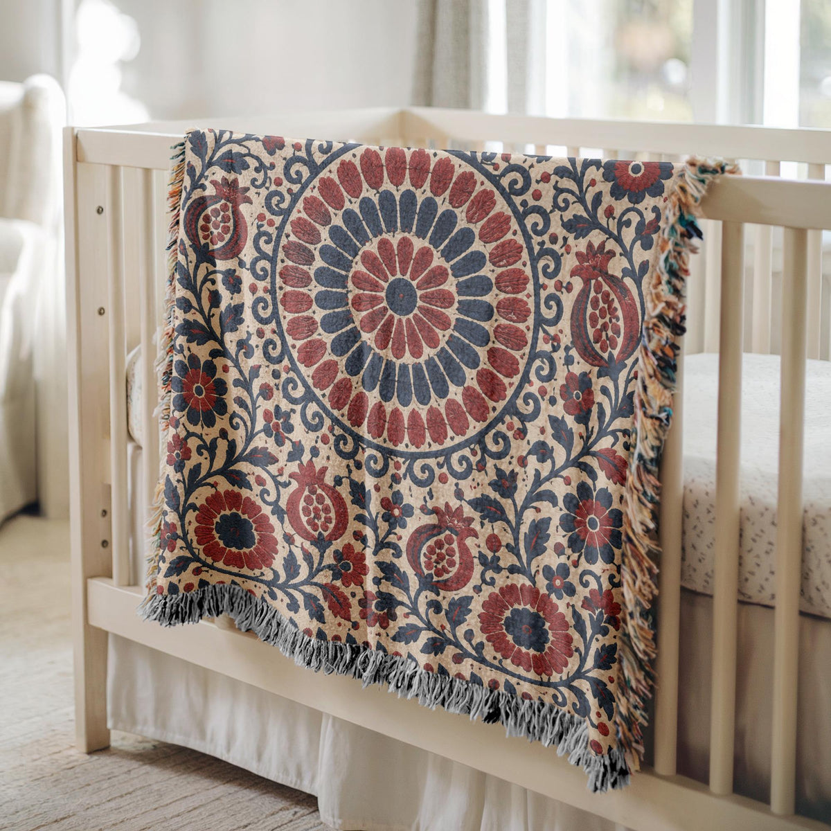 Suzani Woven Blanket