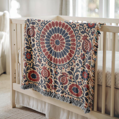 Suzani Woven Blanket