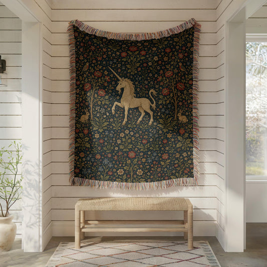 Unicorn Woven Blanket