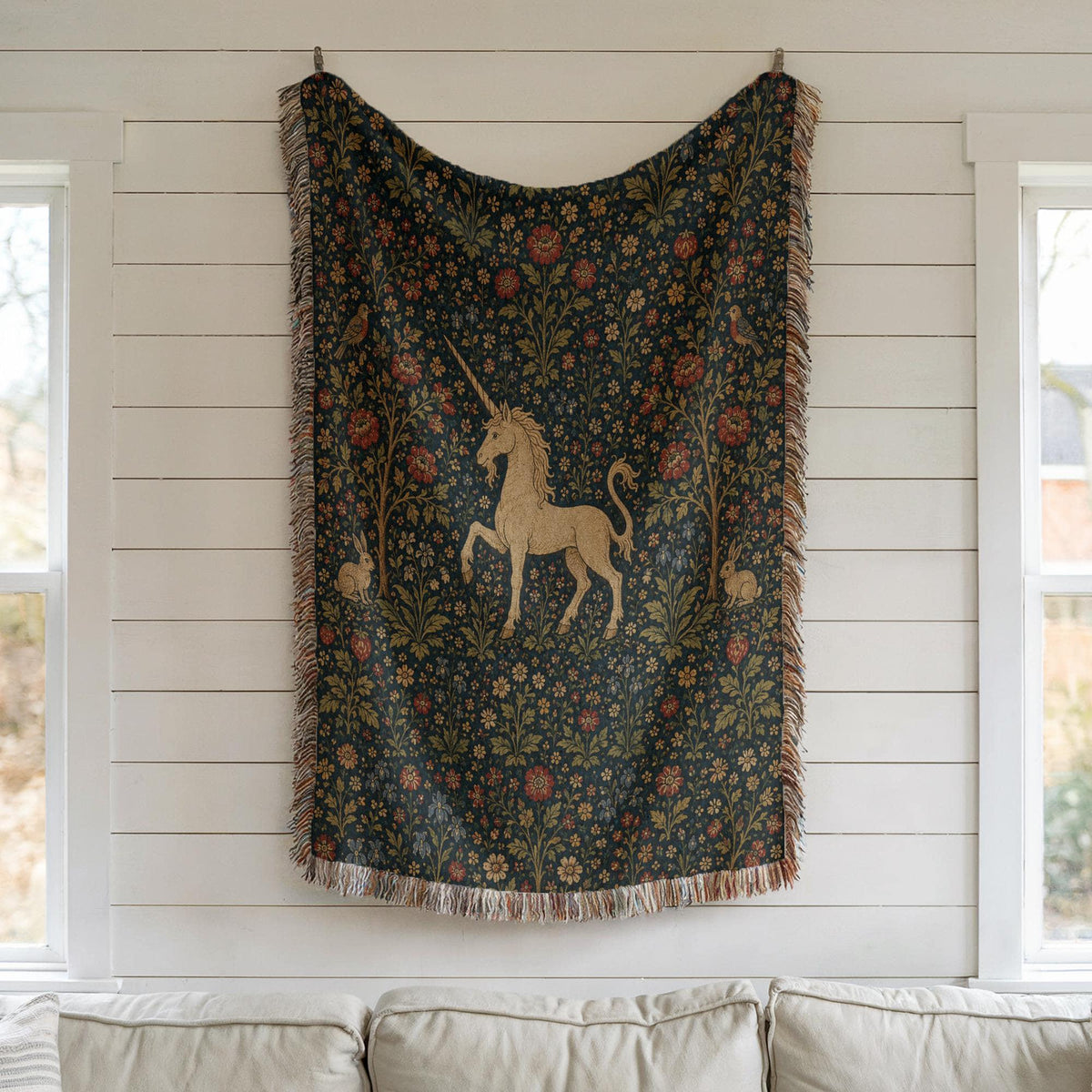 Unicorn Woven Blanket