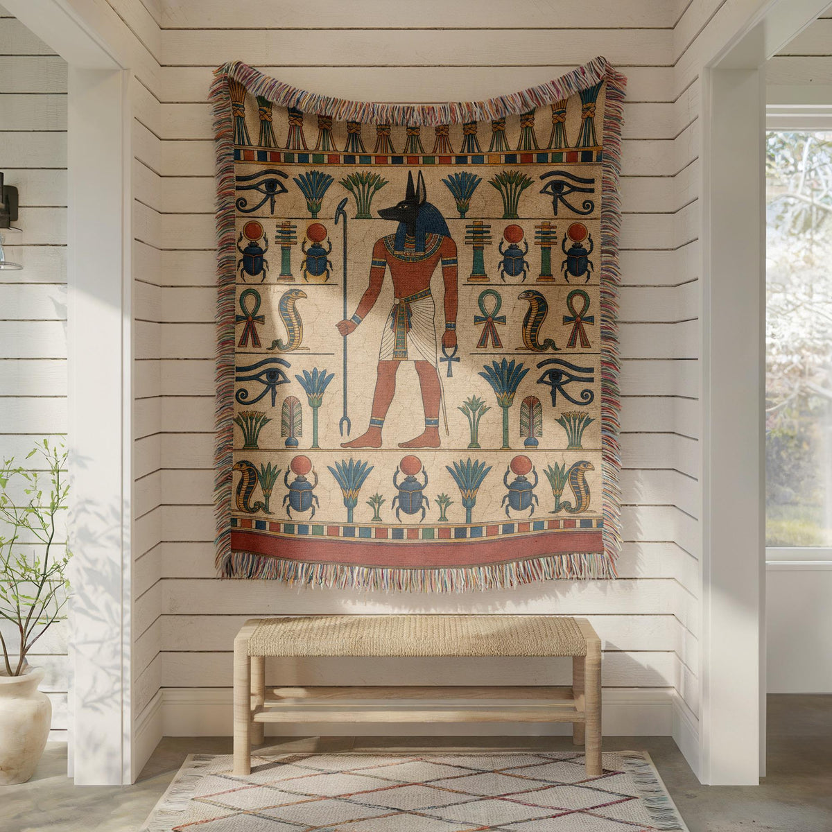 Anubis Woven Blanket