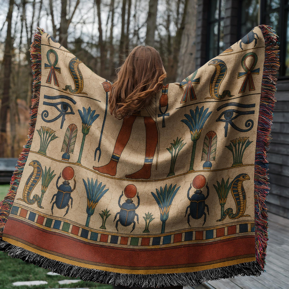 Anubis Woven Blanket
