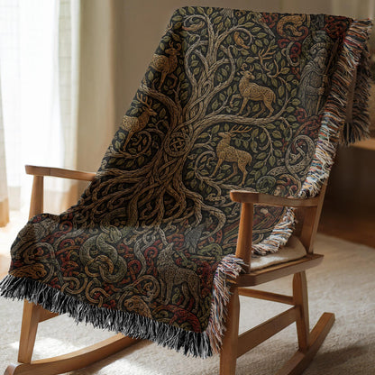 Yggdrasil Woven Blanket