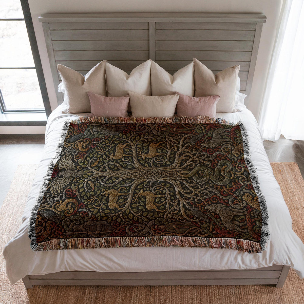 Yggdrasil Woven Blanket
