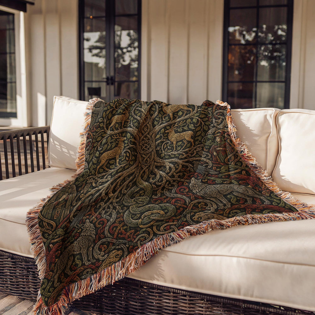 Yggdrasil Woven Blanket