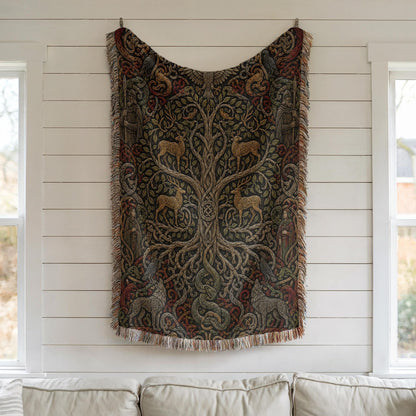 Yggdrasil Woven Blanket