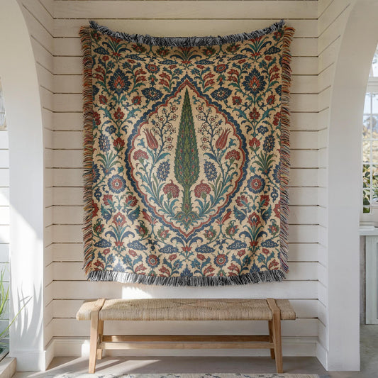 Ottoman Cypress Woven Blanket