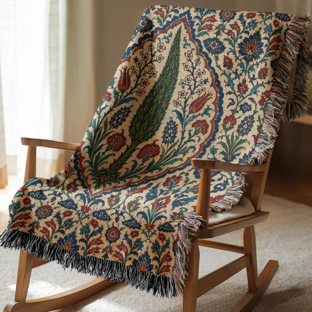 Ottoman Cypress Woven Blanket