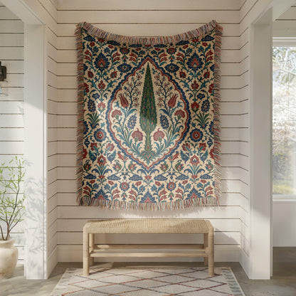 Ottoman Cypress Woven Blanket