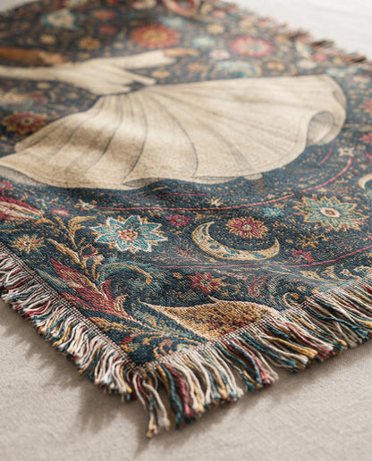 Whirling Dervish Woven Blanket