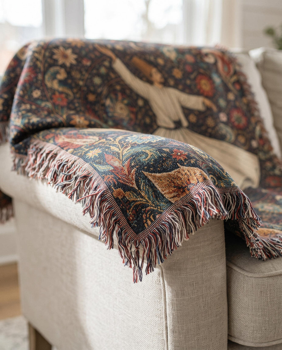 Whirling Dervish Woven Blanket