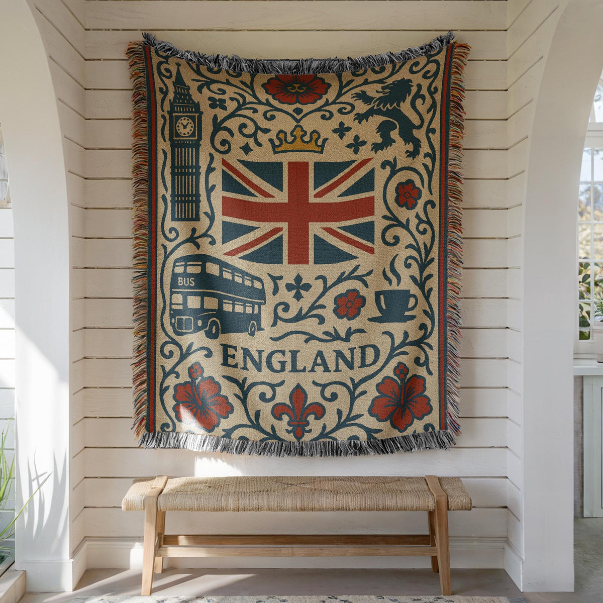 United Kingdom Woven Blanket