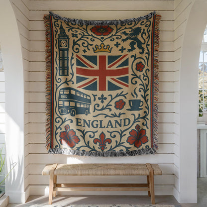 United Kingdom Woven Blanket