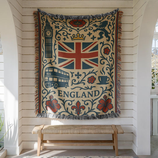 United Kingdom Woven Blanket