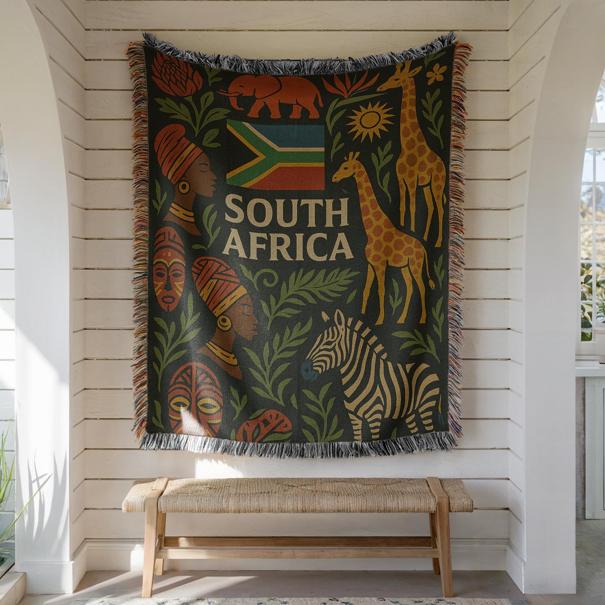 South Africa Woven Blanket